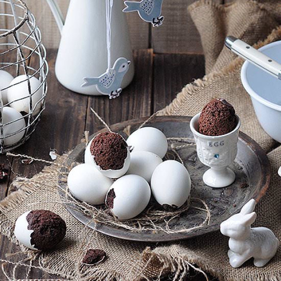 Eggshell Brownie - Recipe photo by Beanpanda
