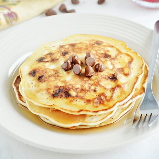 Chocolate Chip Pancake - Recipe photo by 7aumsuvai