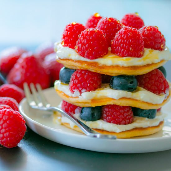 Almond and Coconut Breakfast Pancake - Recipe photo by Tantalise my taste buds