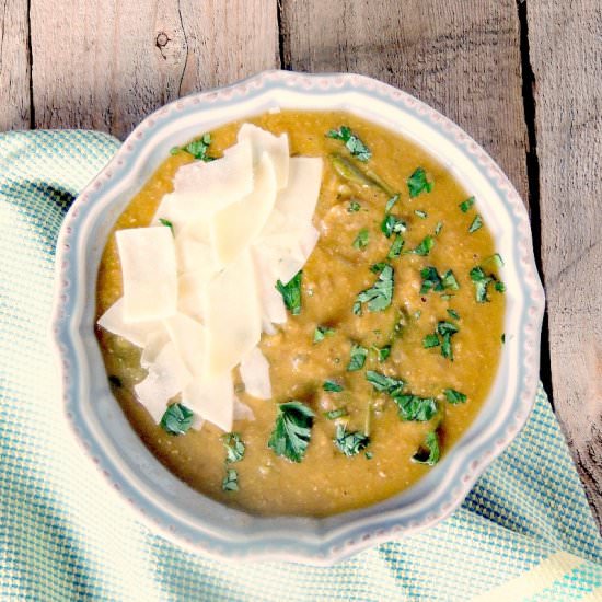 Slow Cooker Red Curry Lentil Soup - Recipe photo by BobbisKozyKitchen