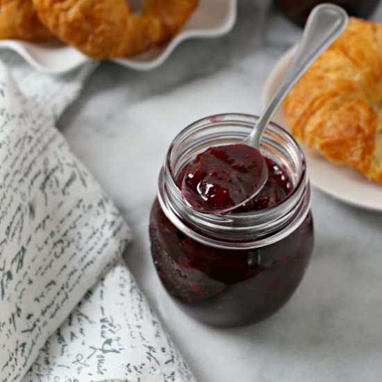 Easiest Ever Strawberry Jam - Recipe photo by CookingInStilettos