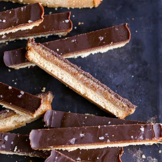 Homemade Twix Bars - Recipe photo by bakerita