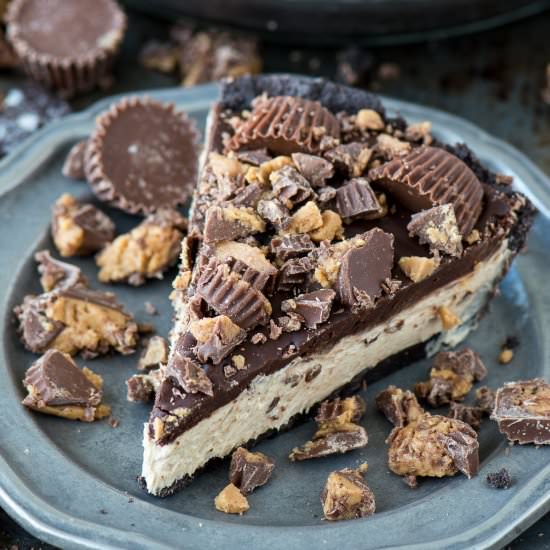 Peanut Butter Cup Pie - Recipe photo by thefirstyearblog