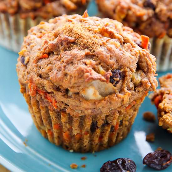 Morning Glory Muffins - Recipe photo by BakerbyNature