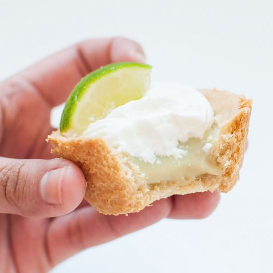 Mini Lime Tarts - Recipe photo by chickytreats