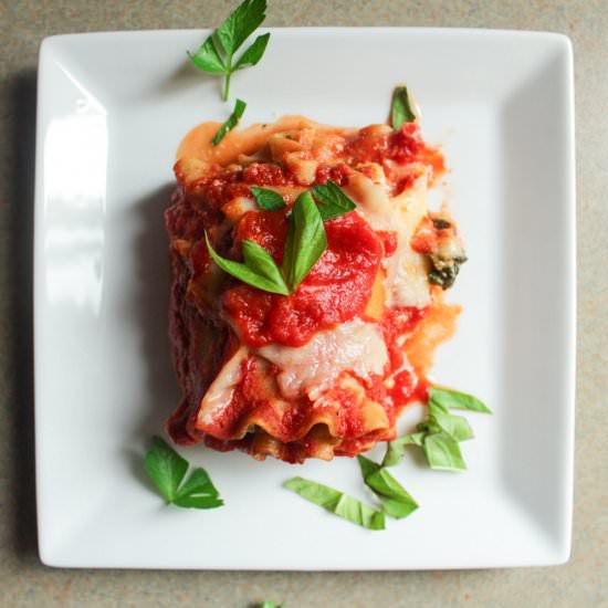 Lasagna Rolls - Recipe photo by Lisa G Cooks
