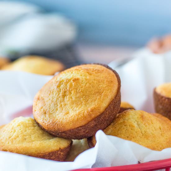 Sweet Southern Cornbread Muffins - Recipe photo by Savory Spicerack
