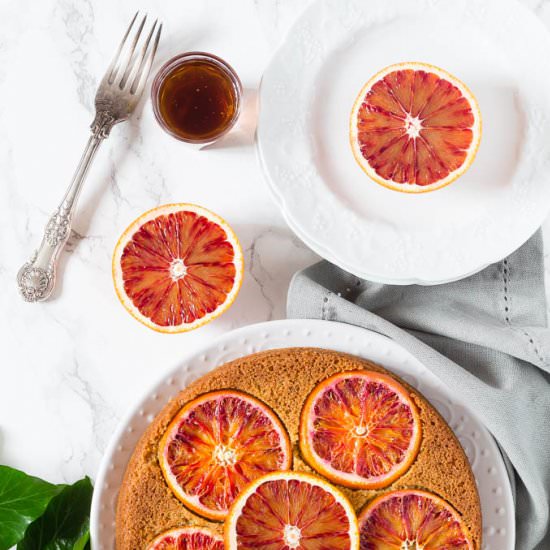 Blood Orange Polenta Cake - Recipe photo by recipesfromapantry