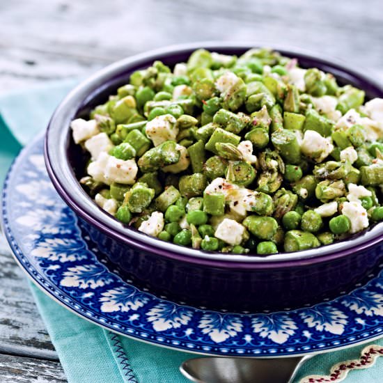 Raw Asparagus Salad - Recipe photo by ourapronstrings