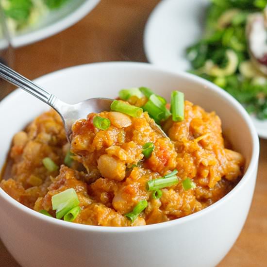 Acorn Squash Chili - Recipe photo by boundbyfood