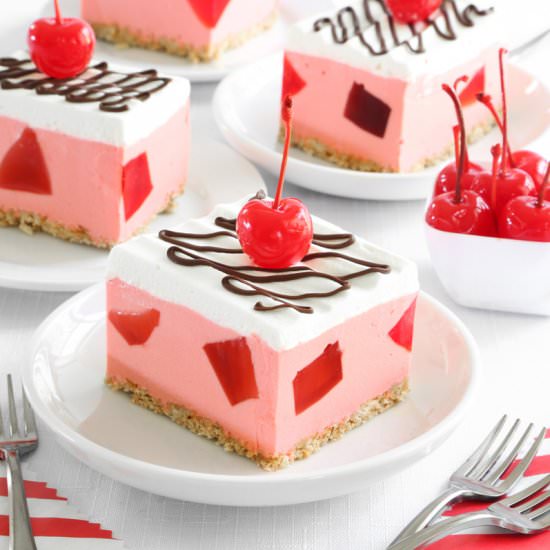 Maraschino Cherry Bars - Recipe photo by sprinklebakes
