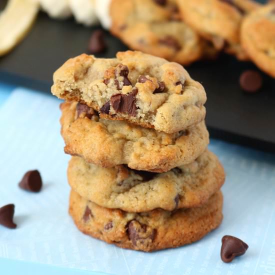 Banana Chocolate Chip Cookie - Recipe photo by revisfoodography