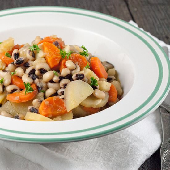 Vegetarian Black-Eyed Pea Stew - Recipe photo by ohmydish