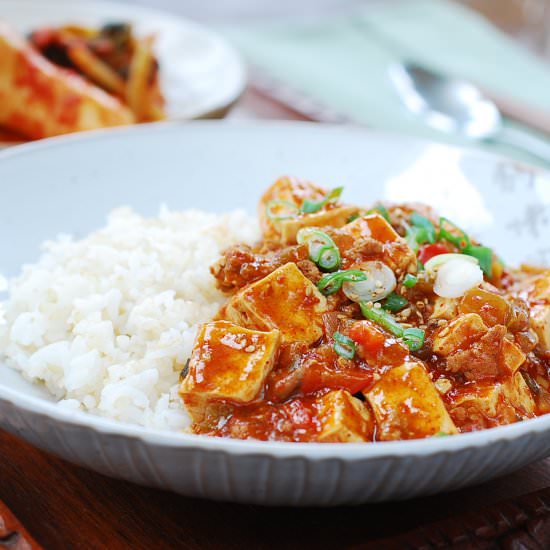 Korean-Style Mapo Tofu - Recipe photo by hyosunro