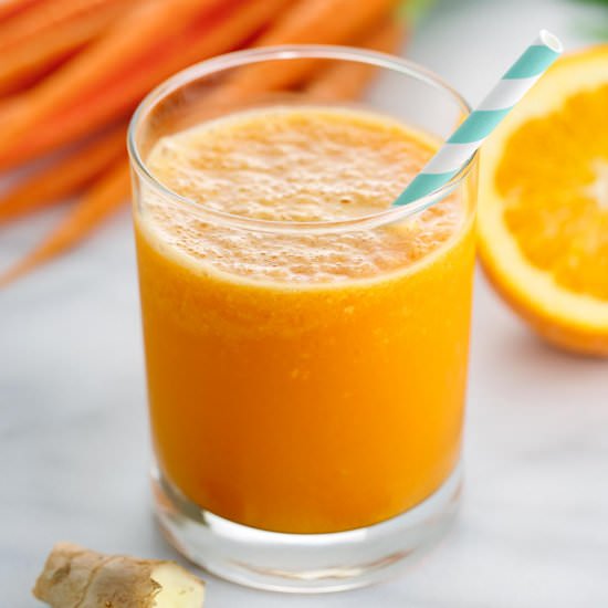 Orange Carrot Ginger Smoothie - Recipe photo by Jessica Gavin