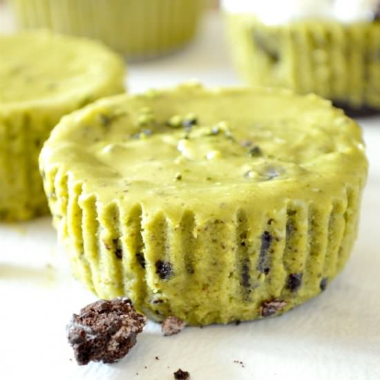 Mini Matcha Oreo Cheesecakes - Recipe photo by goodmorningcali