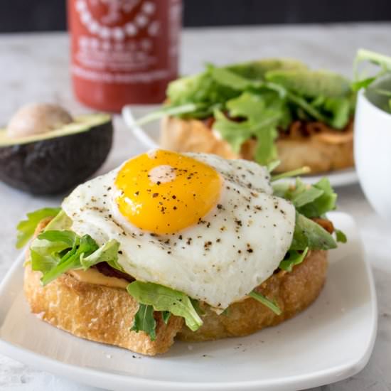Egg Sandwiches with Sriracha Aioli - Recipe photo by yestoyolks