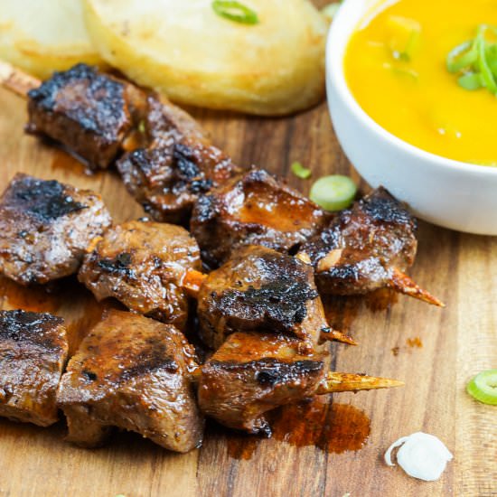 Anticuchos de Corazón - Recipe photo by TaraMar