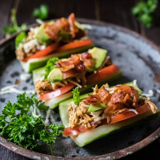 Low-Carb Club Cucumber Sub - Recipe photo by livingchirpy
