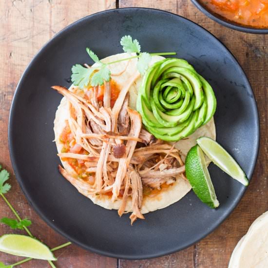 Pulled Pork Made In The Oven - Recipe photo by GreenHealthyCooking