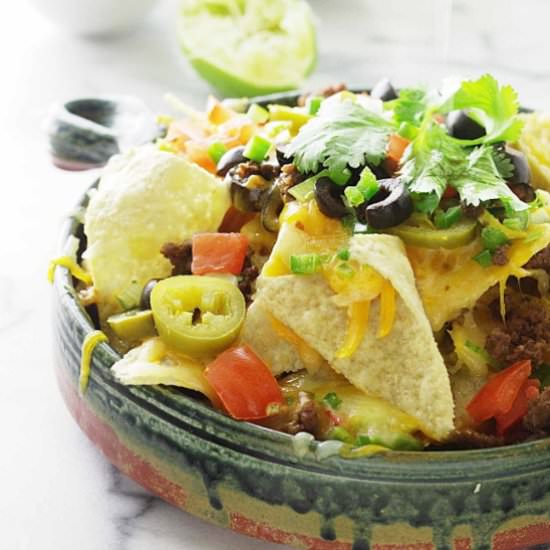 Kamut Chip Spicy Nachos - Recipe photo by Savorthebest