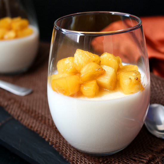 Coconut Milk Panna Cotta - Recipe photo by revisfoodography