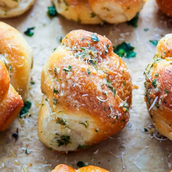 Homemade Garlic Knots - Recipe photo by BakerbyNature