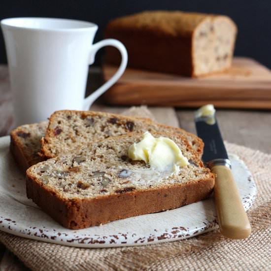 Spiced Walnut and Date Bread - Recipe photo by EatInEatOut Magazine