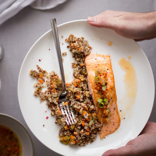 Salmon with Citrus Marinade - Recipe photo by The BudMaaS Kitchen