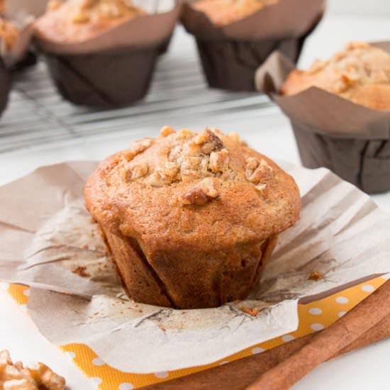 Bakery Style Banana Nut Muffins - Recipe photo by littlesweetbaker