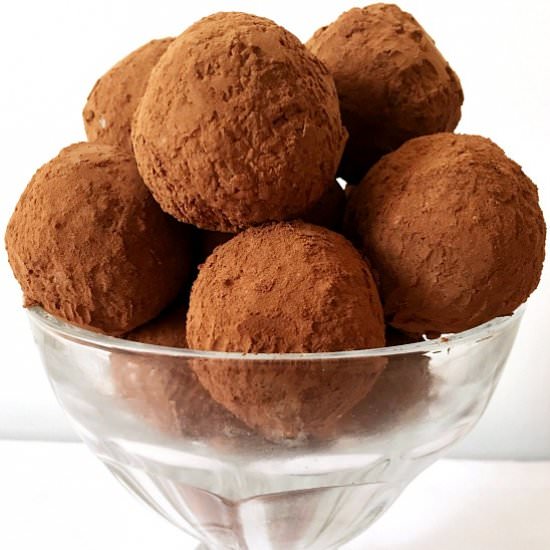 Coconut and Cocoa Powder Truffles - Recipe photo by mygorgeousrecipes
