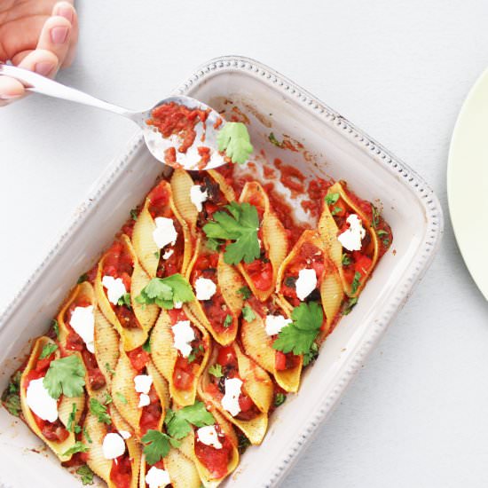 Stuffed Conchiglioni - Recipe photo by Insomnie Cherry