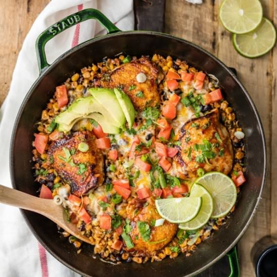 BBQ Ranch Chicken SkilletBBQ Ranch - Recipe photo by the cookie rookie