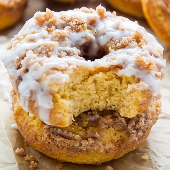Coffee Cake Donuts - Recipe photo by BakerbyNature