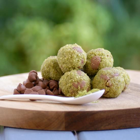Mint Chocolate Matcha Protein Bites - Recipe photo by SouthernInLaw