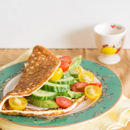 Easy Peasy Egg Wrap - Recipe photo by freudandfries