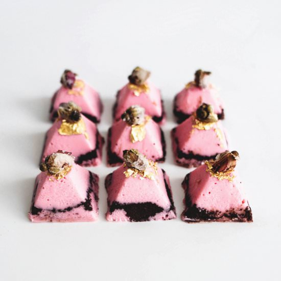Champagne & Rose Chocolates - Recipe photo by butterandbrioche
