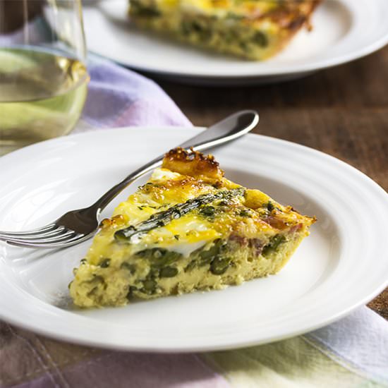 Asparagus and Bacon Quiche - Recipe photo by justalittlebitofbacon