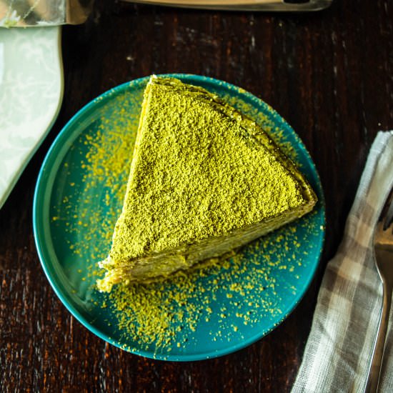 Matcha Coconut Mille Crepe Cake - Recipe photo by followtherivernorth