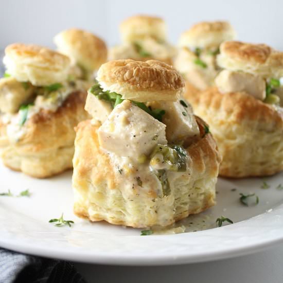 Cheesy Hot Chicken Salad - Recipe photo by HollyatTasteAndSee
