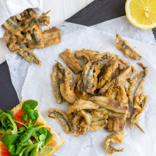 Deep Fried Anchovies - Recipe photo by Happy Foods Tube