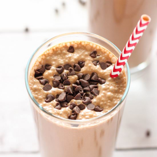 Chocolate Peanut Butter Smoothie - Recipe photo by Purely Katie