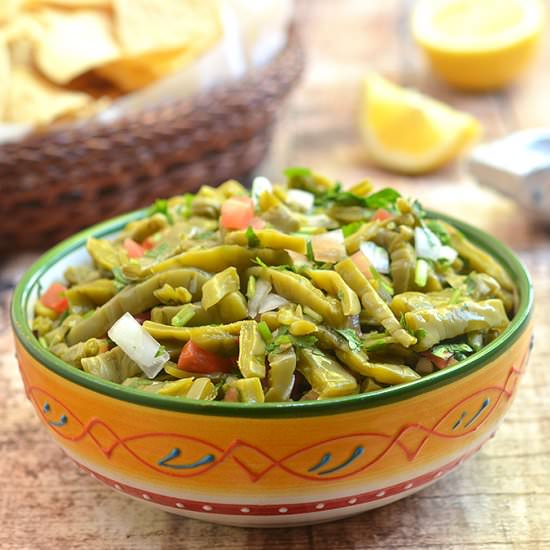 Nopales Salad - Recipe photo by onionringsandthings
