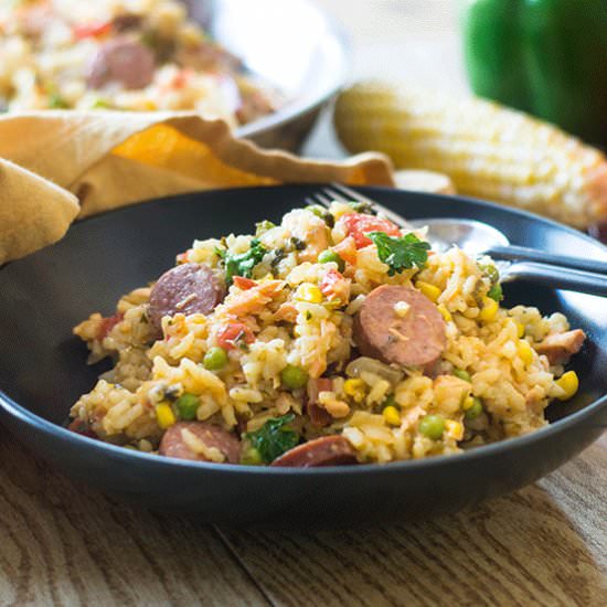 Spanish Seafood Paella - Recipe photo by Feed Your Soul