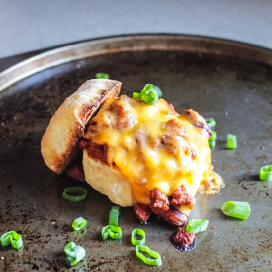 Chili – Cheese Sliders - Recipe photo by Lisa G Cooks