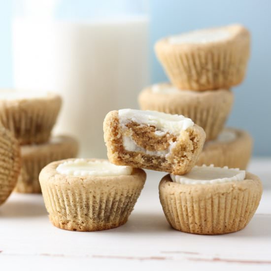 Peanut Butter Cookie Cups - Recipe photo by bakedinaz