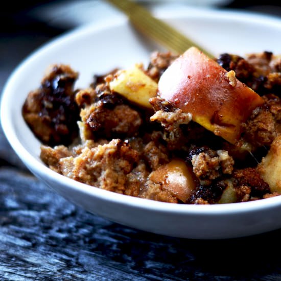 Apple Chocolate Rum Bread Pudding - Recipe photo by ALifeWellConsumed
