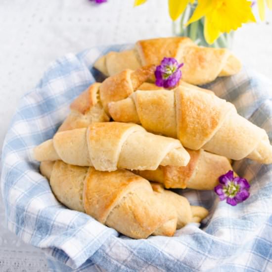 Make Ahead Flaky Crescent Rolls - Recipe photo by The Goldilocks Kitchen
