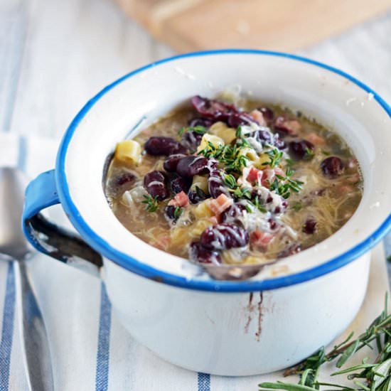 Pasta e Fagioli - Recipe photo by TheCakeChica