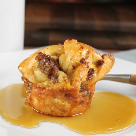 Sausage Monkey Bread Muffins - Recipe photo by missinthekitchen
